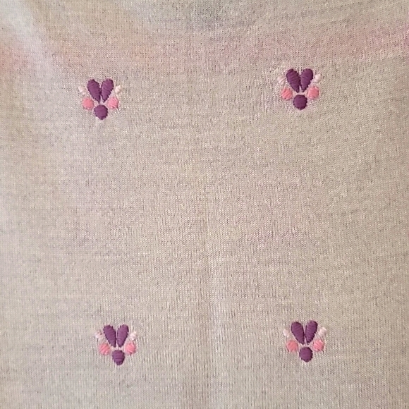 NWOT J.CREW Women's Tippi Flower Embroidered Merino Wool Sweater, Size M - Picture 8 of 10